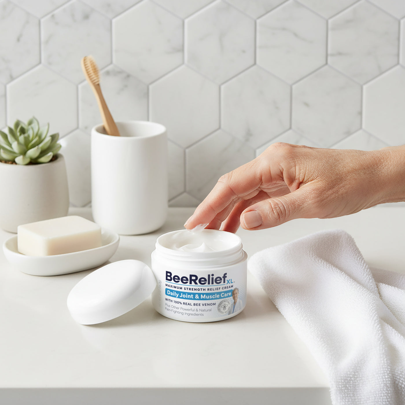 Bee Venom Joint & Muscle Relief Cream | BeeReliefXL™ — 50% Off